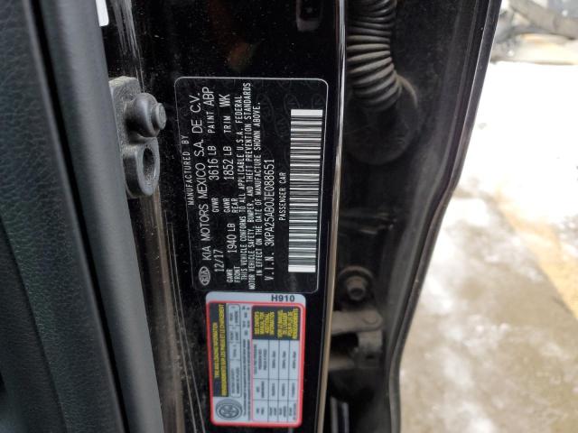 3KPA25AB0JE088651 KIA RIO LX