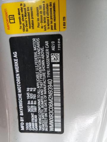 WMWXR3C06M2N93940 Mini Cooper