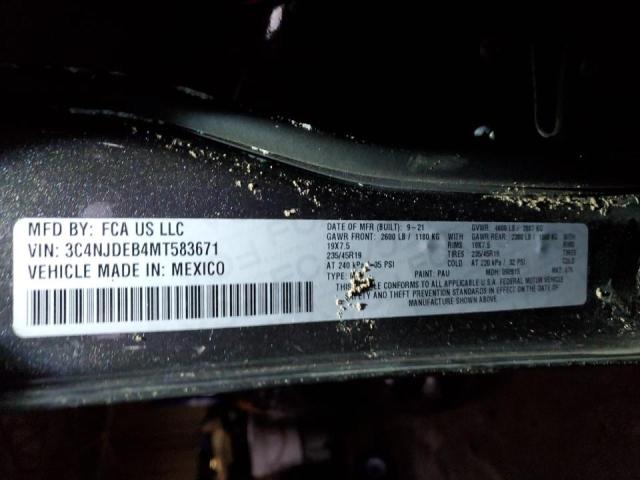 2021 JEEP COMPASS 80 3C4NJDEB4MT583671