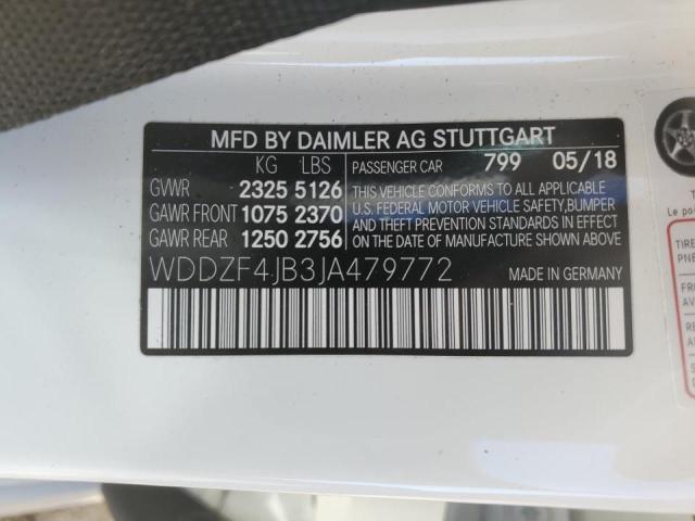 2018 MERCEDES-BENZ E 300 - WDDZF4JB3JA479772