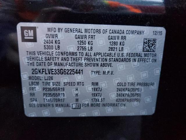 2016 GMC TERRAIN DE - 2GKFLVE33G6225441