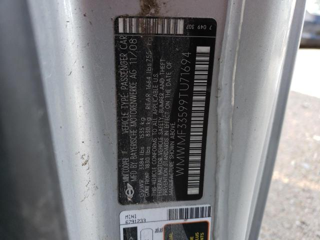 WMWMF33599TU71694 Mini Cooper