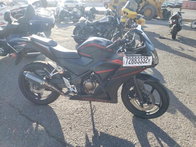 Salvage motorcycles for sale at Oklahoma City, OK auction: 2020 Honda CBR300 R