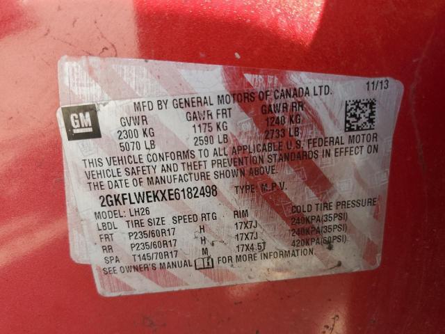 2GKFLWEKXE6182498 GMC Terrain Sle