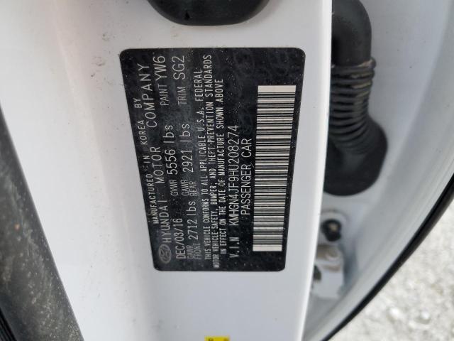 2017 GENESIS G80 ULTIMA KMHGN4JF9HU208274