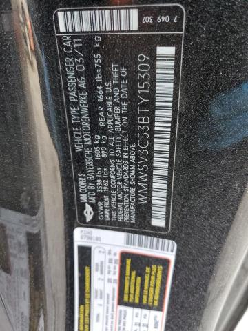 WMWSV3C53BTY15309 Mini Cooper