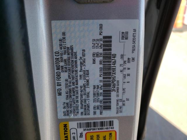 2017 FORD FUSION SE - 3FA6P0H7XHR146740