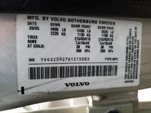 YV4SZ592761215083 Volvo XC70