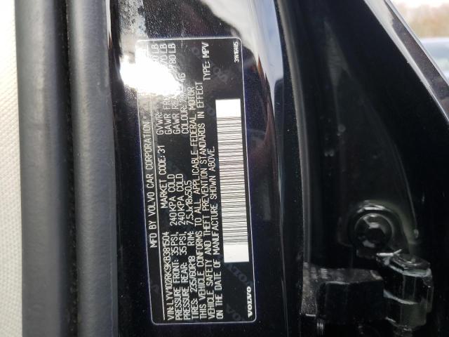 LYV102RK9KB381504 Volvo Xc60 T5