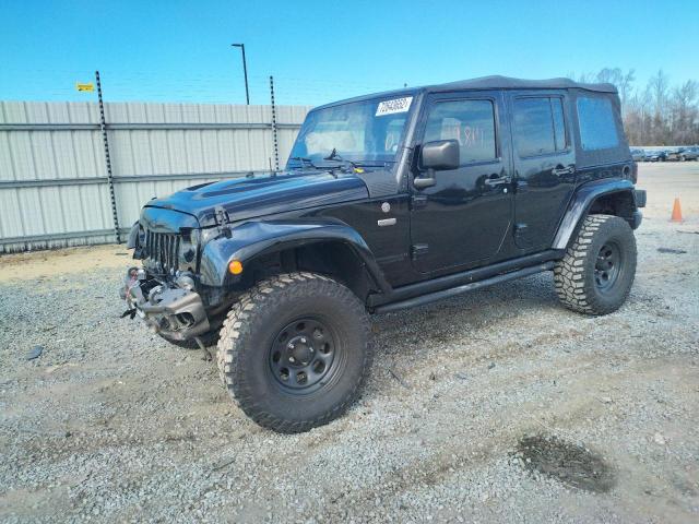 Salvage cars for sale at Lumberton, NC auction: 2017 Jeep Wrangler Unlimited Sahara