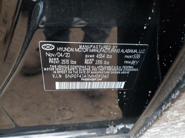 2021 HYUNDAI SONATA SEL - 5NPEF4JA1MH091260