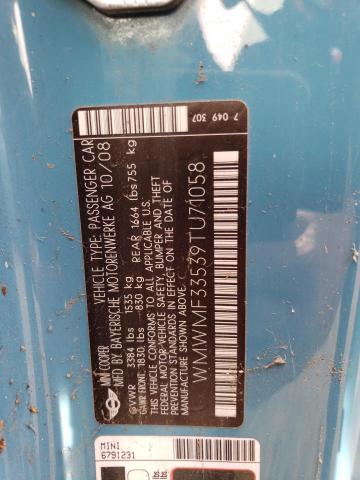 WMWMF33539TU71058 Mini Cooper