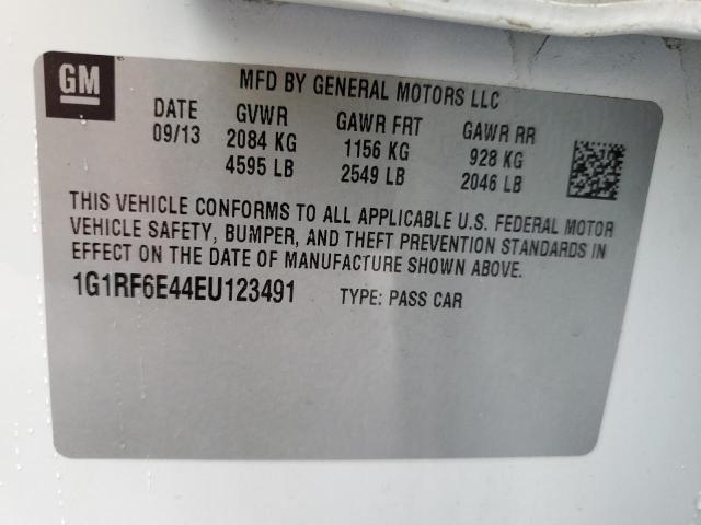 VIN 1G1RF6E44EU123491 2014 Chevrolet Volt no.12