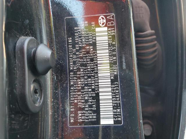 2017 TOYOTA COROLLA L - 5YFBURHE9HP580657