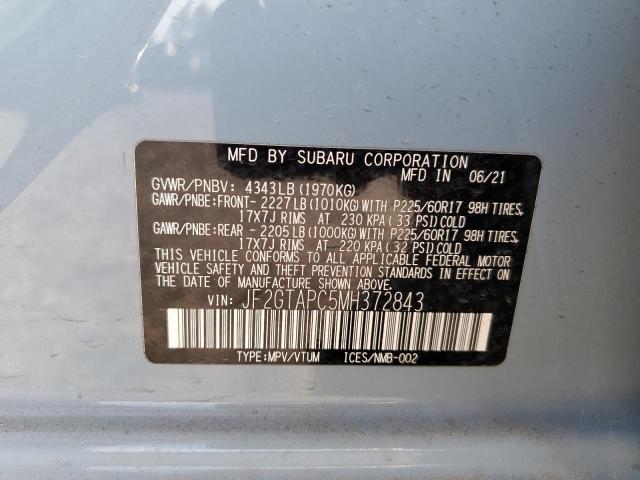 JF2GTAPC5MH372843 Subaru Crosstrek Premium