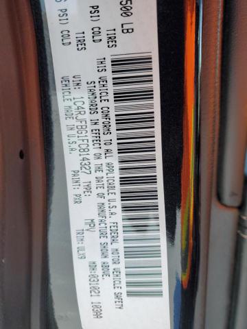 2015 JEEP GR CHEROKE 1C4RJFBG1FC814327