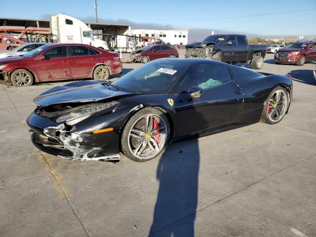 Vehiculos salvage en venta de Copart Grand Prairie, TX: 2012 Ferrari 458 Spider