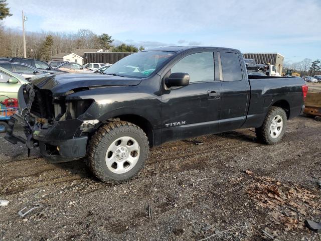 Salvage cars for sale from Copart Lyman, ME: 2017 Nissan Titan S