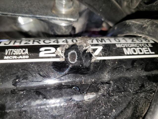 2007 HONDA VT750 DC JH2RC44097M101208