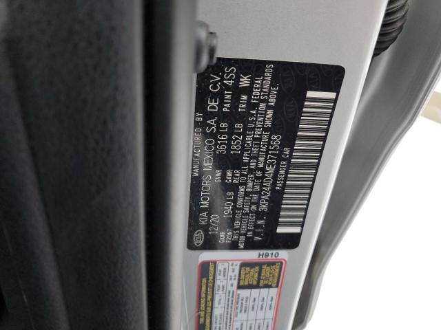 3KPA24AD4ME371568 KIA RIO LX