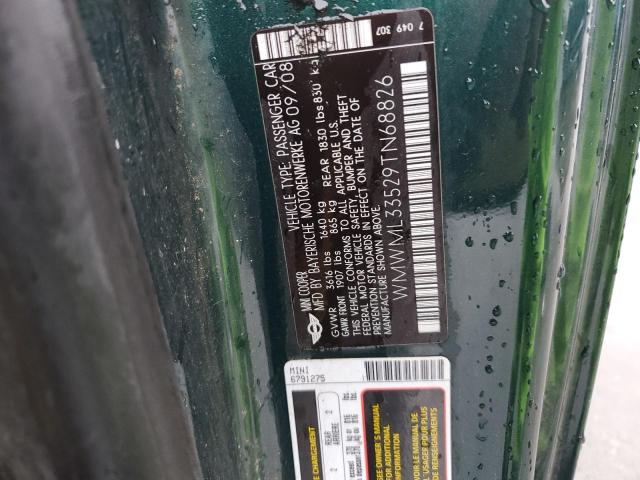 WMWML33529TN68826 Mini Cooper