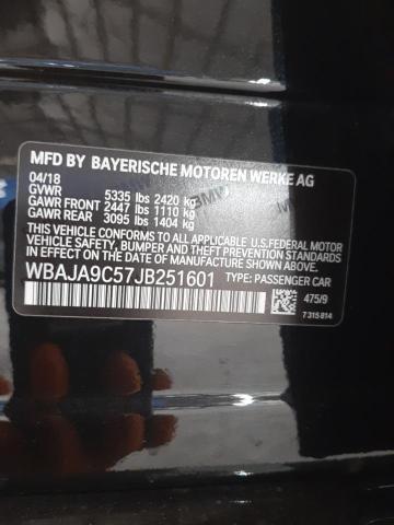 2018 BMW 530E - WBAJA9C57JB251601
