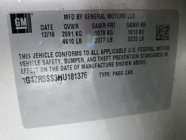 2017 BUICK LACROSSE P - 1G4ZR5SS3HU181376