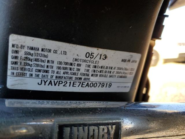 2014 YAMAHA XV1900 A JYAVP21E7EA007919