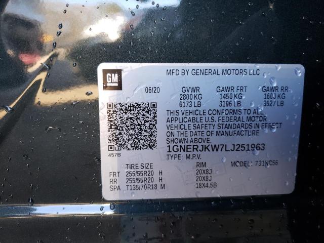 2020 CHEVROLET TRAVERSE R 1GNERJKW7LJ251963