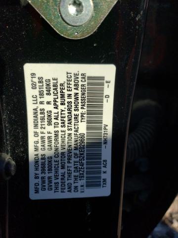 2019 HONDA INSIGHT EX - 19XZE4F52KE029660