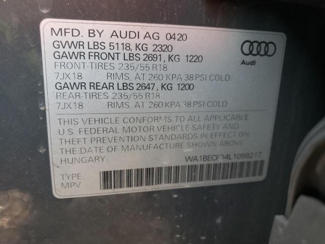 2020 AUDI Q3 PREMIUM - WA1BECF34L1099217