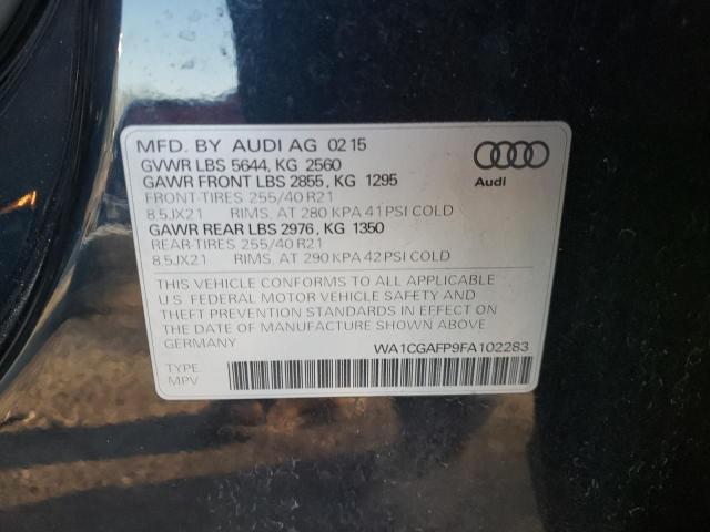 2015 AUDI SQ5 PREMIU - WA1CGAFP9FA102283