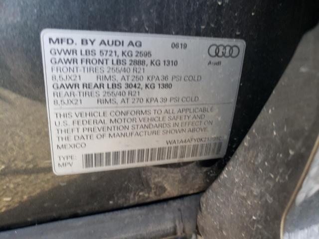 2019 AUDI SQ5 PREMIU - WA1A4AFY0K2130101