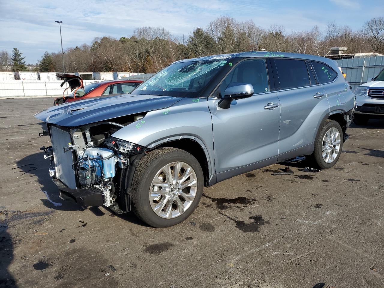 5TDDZRBH7NS256610 TOYOTA HIGHLANDER 2022