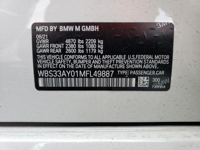 WBS33AY01MFL49887 BMW M3 Competition