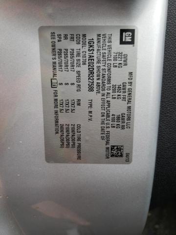 1GKS1AE02DR327588 GMC YUKON SLE