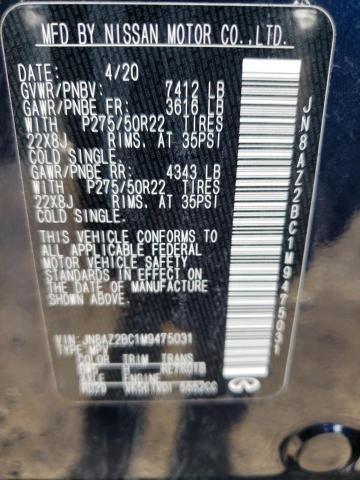 2021 INFINITI QX80 SENSO JN8AZ2BC1M9475031