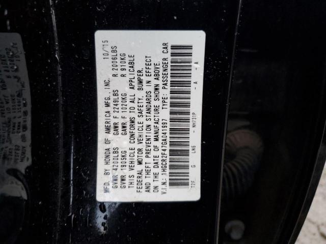 2016 HONDA ACCORD LX - 1HGCR2F47GA041997