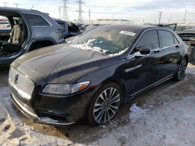 Lincoln Continental salvage cars for sale: 2017 Lincoln Continental Reserve