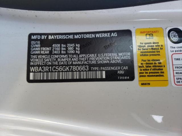 2016 BMW 435 I - WBA3R1C56GK780663