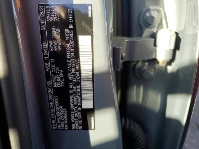 2022 VOLVO XC60 B5 MO YV4L12DK2N1906277