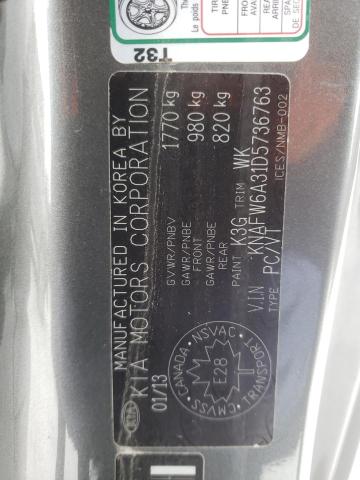 KNAFW6A31D5736763 KIA FORTE SX