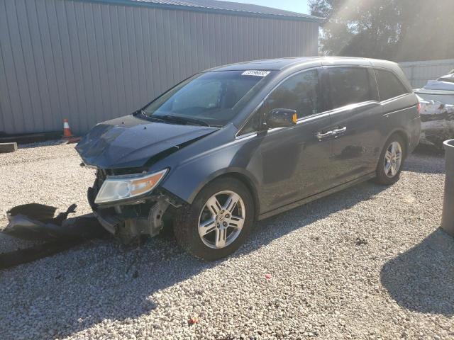 Salvage cars for sale from Copart Midway, FL: 2012 Honda Odyssey TO