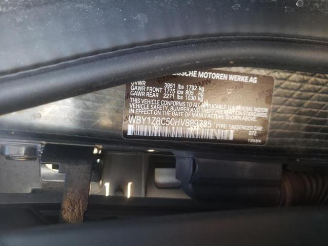 WBY1Z8C50HV889735 BMW I SERIES