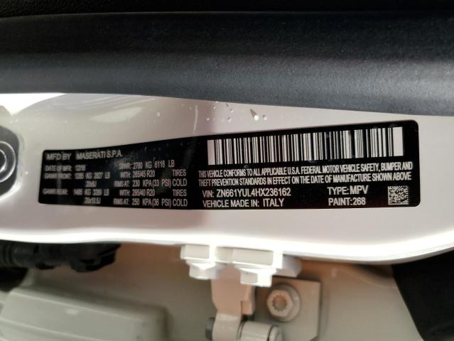 2017 MASERATI LEVANTE S - ZN661YUL4HX236162