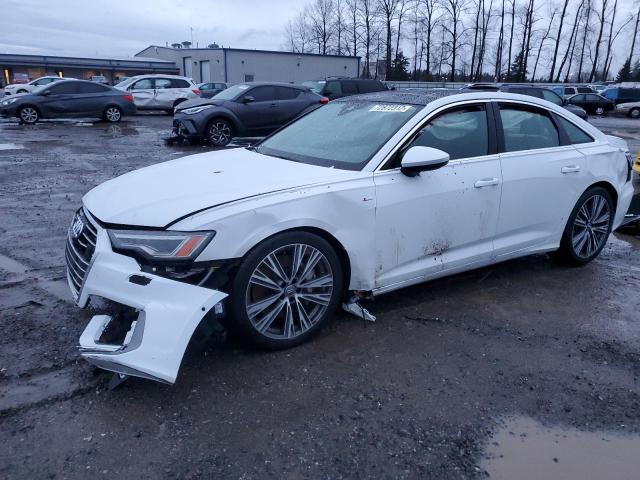 Salvage cars for sale from Copart Arlington, WA: 2019 Audi A6 Premium