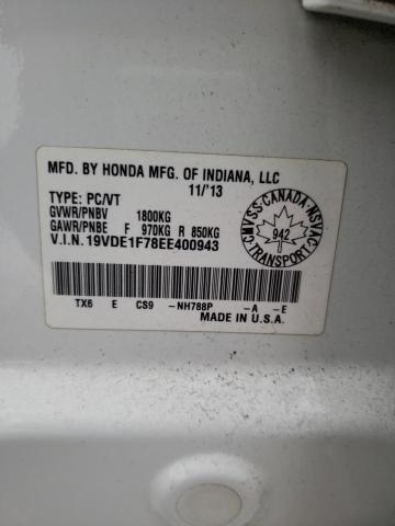19VDE1F78EE400943 Acura Ilx 20 Tech