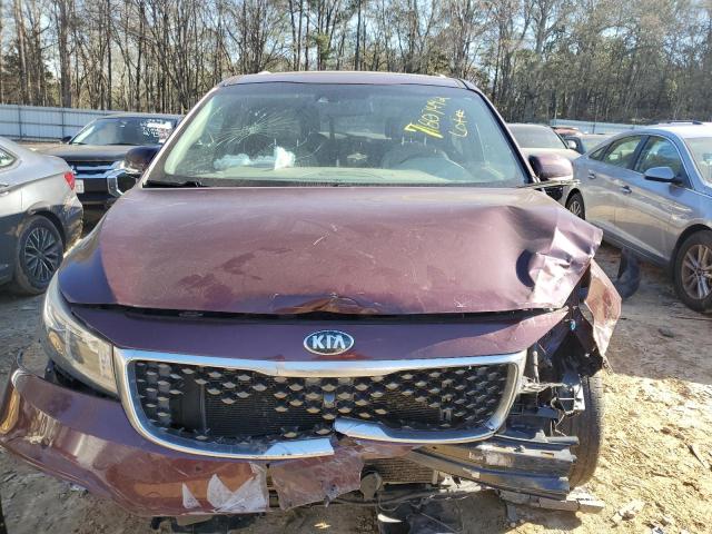 2015 KIA SEDONA SXL KNDME5C11F6039139