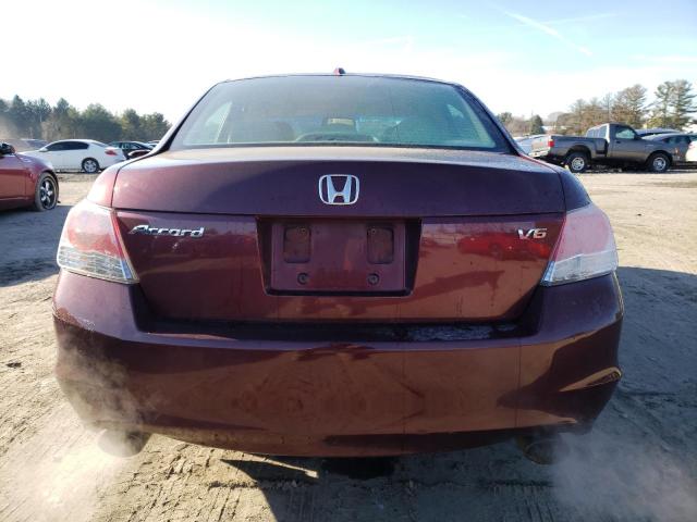 VIN: 1HGCP36839A048043 Auction: COPART Lot: 72719402 Location: MD - BALTIMORE 1HGCP36839A048043 HONDA ACCORD 2009 MAROON Photo 6