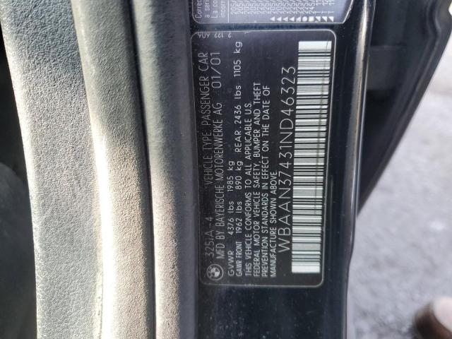 WBAAN37431ND46323 BMW 325 I
